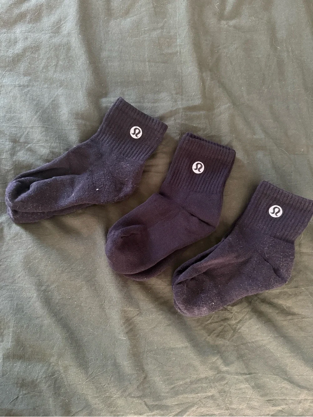 Lululemon Daily Essential quarter socks - Black - Small